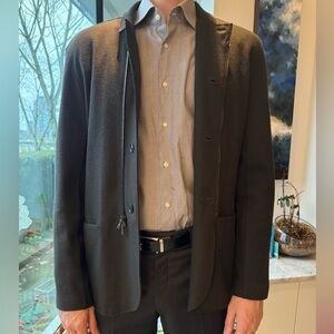 John Varvatos zip wool jacket/blazer size L